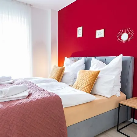 شقة Golden Design Apartment, Zentral, Familie Und Business, 1000 Mbit *